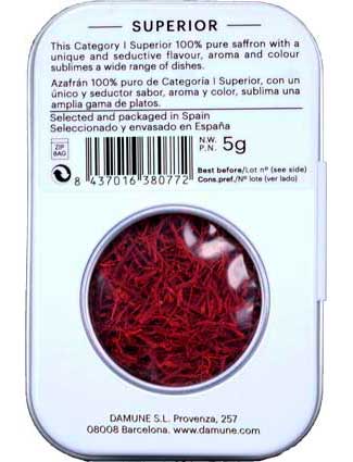 Saffron Superior - Tin