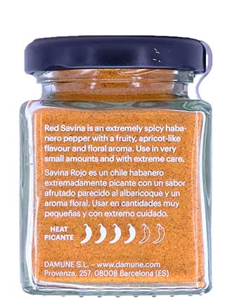 Piment Habanero Savina Rouge Poudre