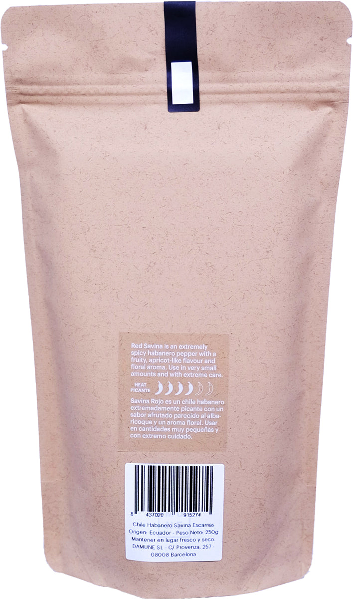 Chili Habanero Red Savina Flakes