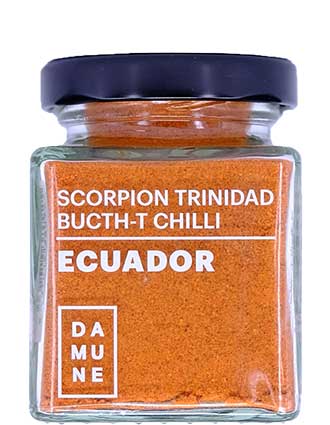 Piment Habanero Scorpion Trinidad Butch-T Poudre