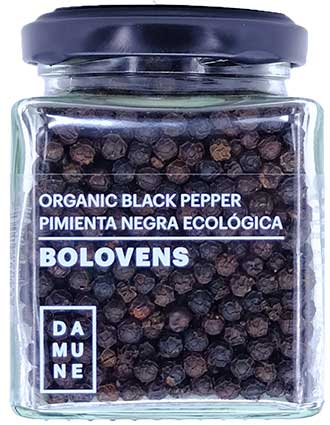 Poivre Noir Bolovens BIO Premium en grains - 100g