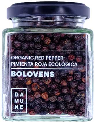 Poivre Rouge Bolovens BIO Premium en grains - 100g