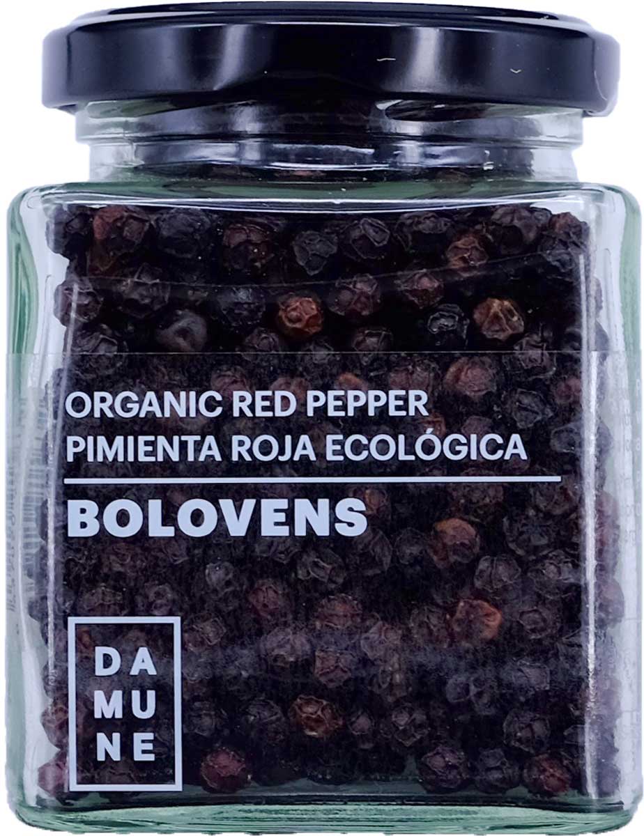 Red Peppercorns Bolovens Organic Premium whole - 100g