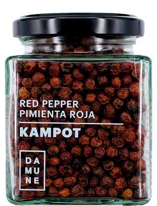 Set Poivre en Grains Kampot 120g : Noir, Rouge et Blanc