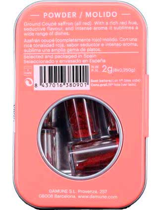 Safran Poudre - Boîte 2g (8 caps*0,250g)