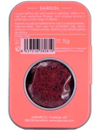 Safran Sargol - Boïte