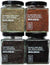 Gourmet Salt Hawaii-Molokai: Black Lava, Red Alaea, Bamboo Jade, Smoked