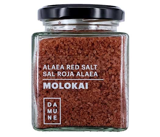 Sels Gourmet Hawaii Molokai 200 g: Noir Black Lava, Rouge Red Alaea, Jade Bambou, Fumé