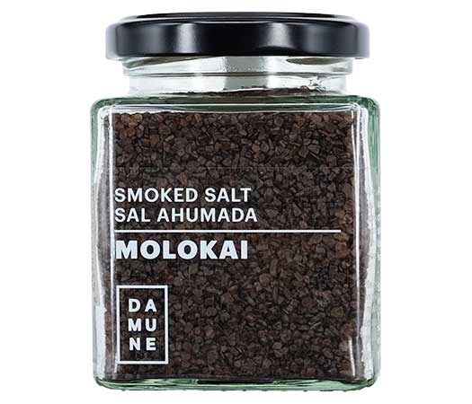 Sels Gourmet Hawaii Molokai 200 g: Noir Black Lava, Rouge Red Alaea, Jade Bambou, Fumé